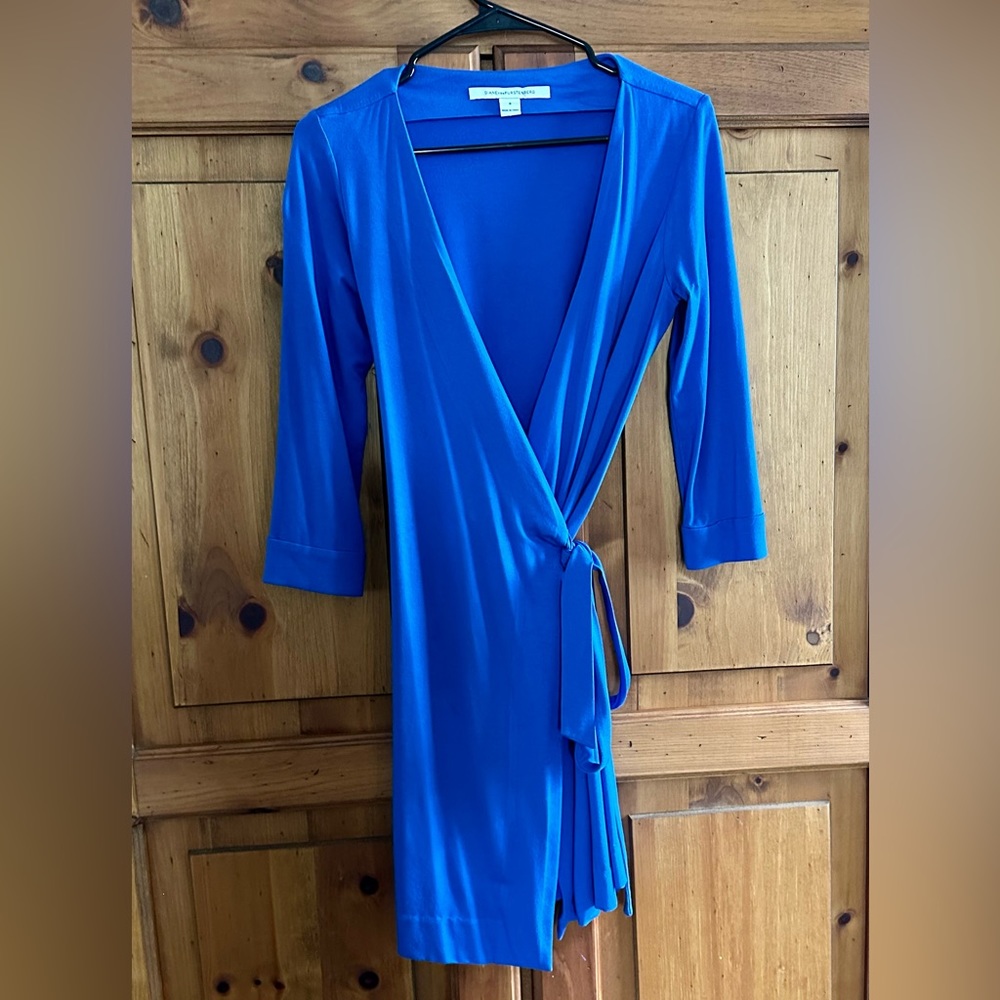 Diane Von Furstenberg Julian Mini Wrap Dress